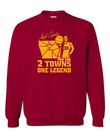 A.C. - Cardinal Crew Sweatshirt | 2 Towns 1 Legend