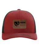 S4J/HBTS -  Snapback Trucker Cap with Leather Patch  | Hope Beyond The Stables