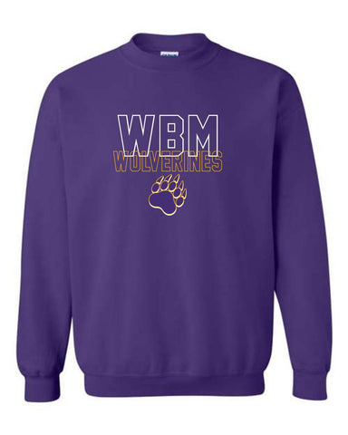 WBM Spirit Store '24 - Purple Crewneck Sweatshirt