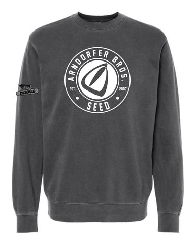 ABS-Independent Trading Co. Unisex Midweight Pigment-Dyed Crewneck Sweatshirt