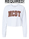 ‼️ REQUIRED FOR HH‼️ - NCDT State '26-27 -Independent Trading Co.  Women's Lightweight Crop Crewneck Sweatshirt
