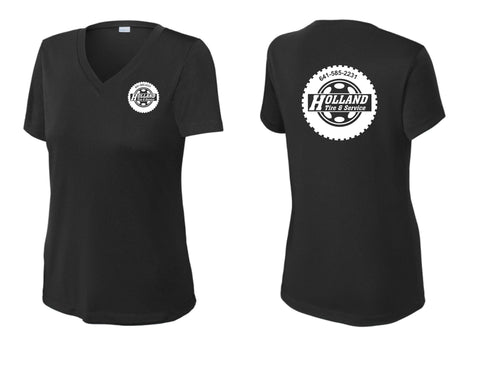 Holland T&S - Sport-Tek® Women's PosiCharge® Competitor™ V-Neck Tee