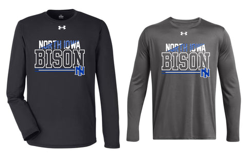 NI Holiday 2025 - Under Armour Men's Team Tech™ Long Sleeve T-Shirt | Design 1
