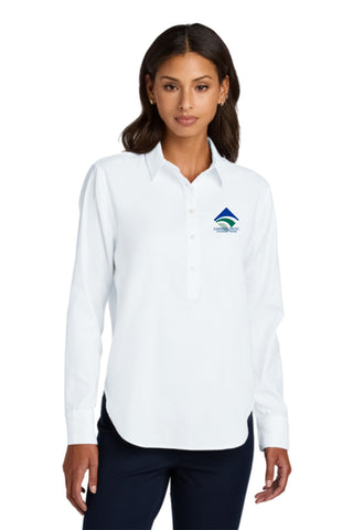 FTSB-Mercer+Mettle® Women’s Long Sleeve Modern Oxford Shirt