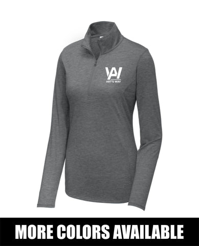 Art's Way - Sport-Tek® Women's PosiCharge® Tri-Blend Wicking 1/4-Zip Pullover