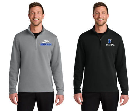 NI Basketball 2025 -Port Authority® Wearever Signature Double Pique 1/4-Zip
