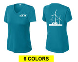 JTH Wind - Sport-Tek® Women's PosiCharge® Competitor™ V-Neck Tee