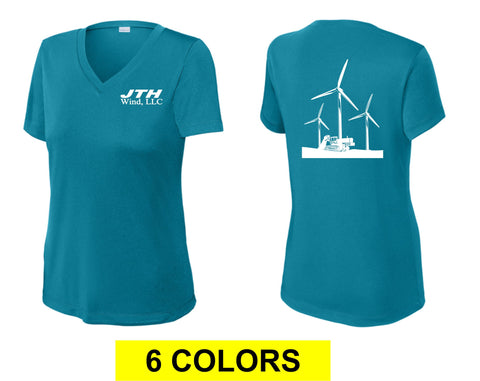 JTH Wind - Sport-Tek® Women's PosiCharge® Competitor™ V-Neck Tee