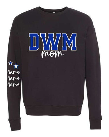 DWM-BELLA + CANVAS - Sponge Fleece Drop Shoulder Crewneck Sweatshirt | DWM Mom + Sleeve