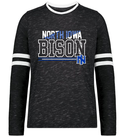 NI Holiday 2025 - Girls Monterey Long Sleeve Tee | Design 1