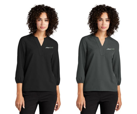 Altus CXO - Mercer+Mettle® Women's Stretch Crepe 3/4-Sleeve Blouse