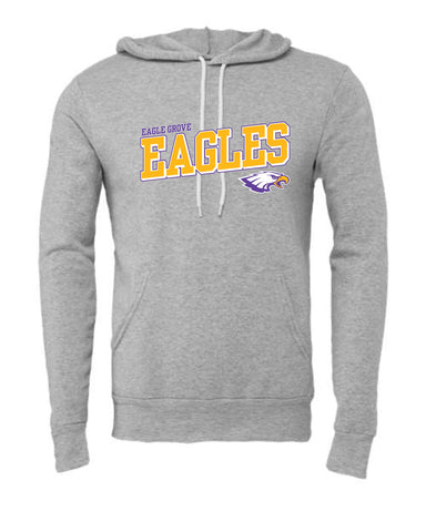 EG Spirit Store '25 - BELLA + CANVAS Unisex Sponge Fleece Hoodie Sweatshirt | Eagles