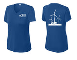 JTH Wind - Sport-Tek® Women's PosiCharge® Competitor™ V-Neck Tee