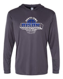 NI Basketball 2026- Paragon Unisex Bahama Performance Hooded Long Sleeve T-Shirt