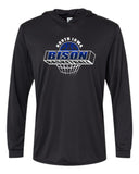 NI Basketball 2026- Paragon Unisex Bahama Performance Hooded Long Sleeve T-Shirt