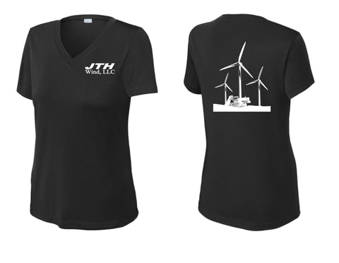 JTH Wind - Sport-Tek® Women's PosiCharge® Competitor™ V-Neck Tee