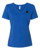 CS Spirit Shop - Women’s Relaxed Jersey V-Neck Tee |Panther LC|