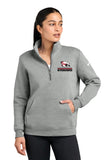 MC Spirit Store -Nike Women's Club Fleece Sleeve Swoosh 1/2-Zip