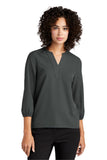 WIB Mercer+Mettle® Women's Stretch Crepe 3/4-Sleeve Blouse