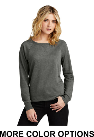 WIB District® Women’s Featherweight French Terry™ Long Sleeve Crewneck