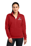 MC Spirit Store -Nike Women's Club Fleece Sleeve Swoosh 1/2-Zip