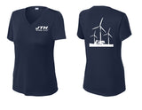 JTH Wind - Sport-Tek® Women's PosiCharge® Competitor™ V-Neck Tee