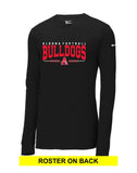 Algona Football '25 - Nike Dri-FIT Cotton/Poly Long Sleeve Tee | Roster Design