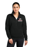 MC Spirit Store -Nike Women's Club Fleece Sleeve Swoosh 1/2-Zip