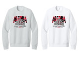 Algona Girls Wrestling '26-BELLA+CANVAS® Unisex Sponge Fleece Raglan Sweatshirt | Design 2
