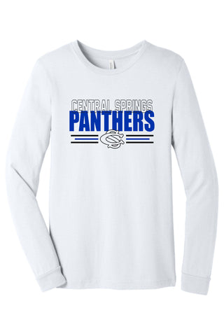 CS Spirit Shop - BELLA+CANVAS® Unisex  Long Sleeve Tee | Panthers Bold Blue
