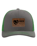 S4J/HBTS -  Snapback Trucker Cap with Leather Patch  | Hope Beyond The Stables