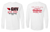 GHV Girls State Wrestling  2026 -White  Long Sleeve Tee - Youth & Adult