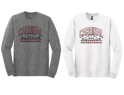 GHV Basketball '25 - Long Sleeve Tee - Adult, Talls