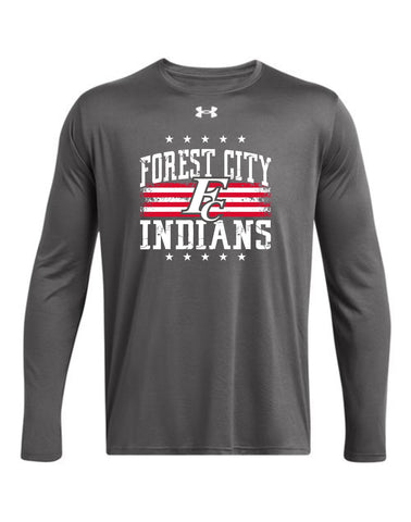 FC Fall '25 - Under Armour Men's Team Tech™ Long Sleeve T-Shirt | FC Flag