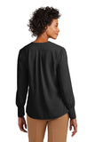 FTSB - Brooks Brothers® Women’s Open-Neck Satin Blouse
