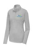 Waypoint Medical Staff - Women's PosiCharge® Tri-Blend Wicking 1/4-Zip Pullover