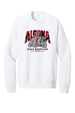 Algona Girls Wrestling '26-BELLA+CANVAS® Unisex Sponge Fleece Raglan Sweatshirt | Design 2