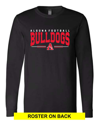 Algona Football '25 - BELLA + CANVAS Unisex Jersey Long Sleeve Tee | Roster Design