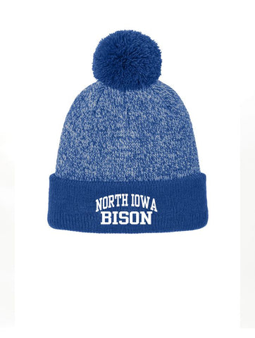 NI Holiday 2025 - Sport-Tek® Halftime Heather Pom Beanie
