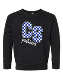 CS Spirit Shop - Toddler Fleece Crewneck Sweatshirt | CS Checkered