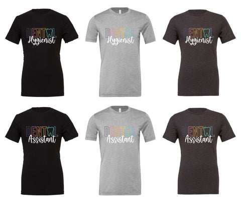 LFD - BELLA + CANVAS - CVC Jersey Tee  {Dental - Title)