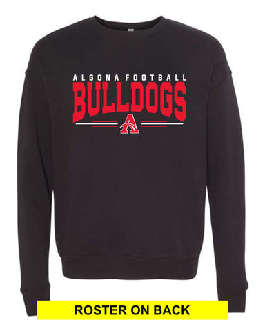 Algona Football '25 - Unisex Sponge Fleece Drop Shoulder Crewneck Sweatshirt | Roster Design