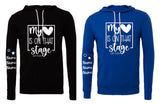DWM-BELLA + CANVAS - Sponge Fleece Hoodie | My ♥ + Sleeve