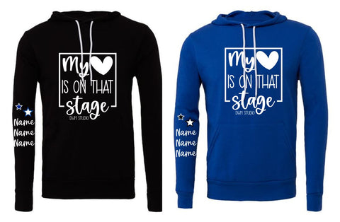 DWM-BELLA + CANVAS - Sponge Fleece Hoodie | My ♥ + Sleeve