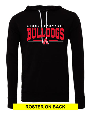 Algona Football '25 - BELLA + CANVAS Unisex Sponge Fleece Hoodie Sweatshirt | Roster Design