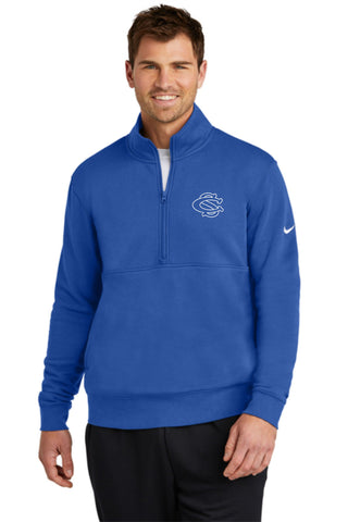 CS Staff - Nike Club Fleece Sleeve Swoosh 1/2-Zip