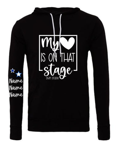 DWM-BELLA + CANVAS - Sponge Fleece Hoodie | My ♥ + Sleeve