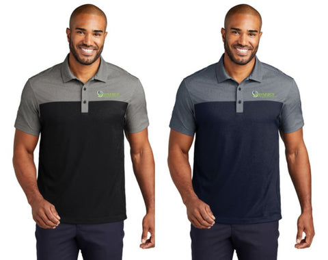 Synergy - Port Authority® Fine Pique Blend Blocked Polo