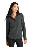 FTSB-Mercer+Mettle® Women's Stretch Crepe Long Sleeve Camp Blouse
