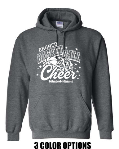 BK Basketball Cheer '25 -Gildan Unisex Heavy Blend™ Hooded Sweatshirt